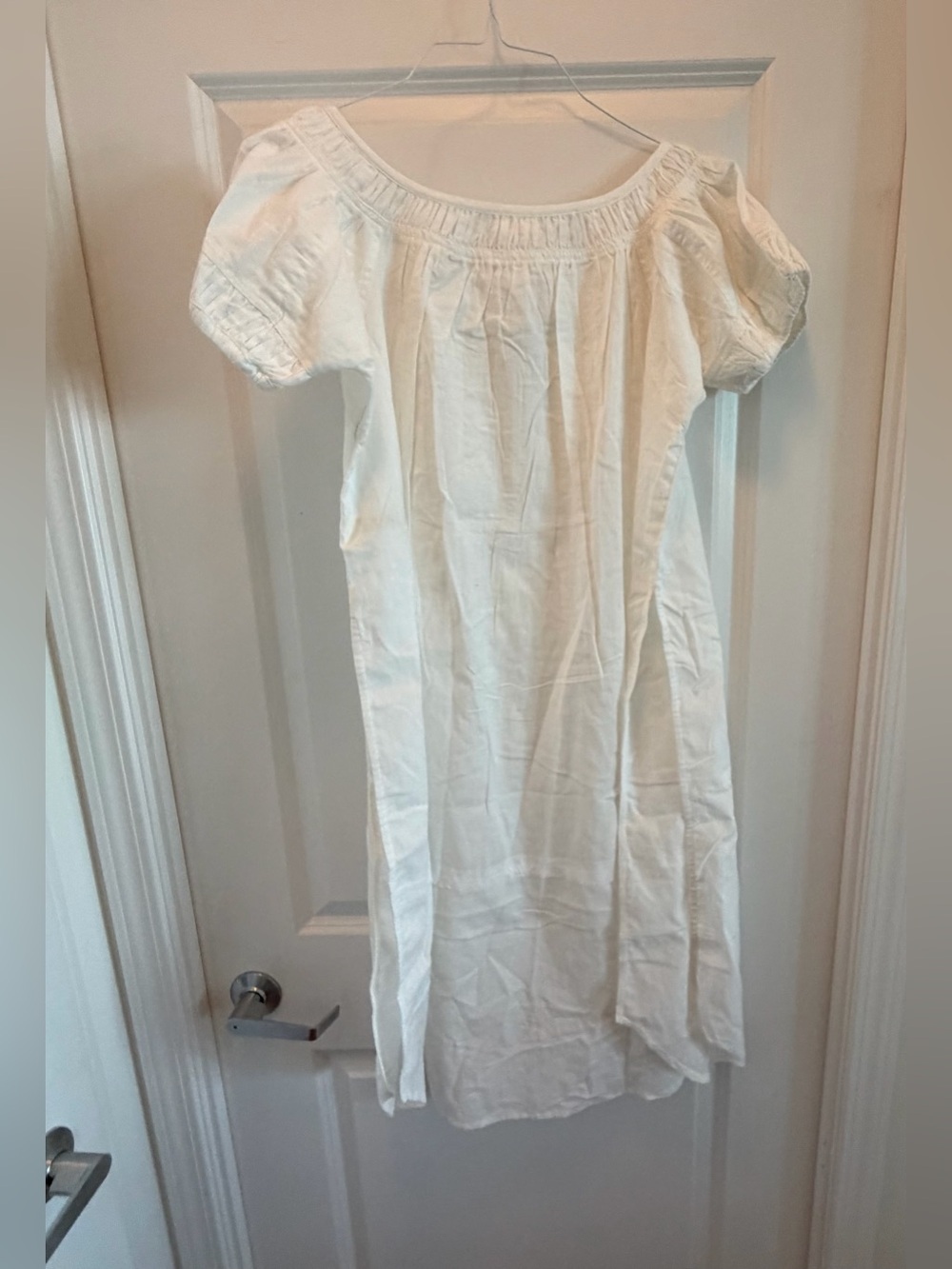 FREE PEOPLE Fayre Midi Tunic Dress Ivory Cottagecore Boho NWT Size M - Picture 10 of 16